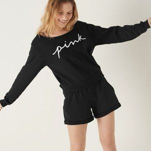 PINK  (L) Shoulder Sweatshirt NWOT